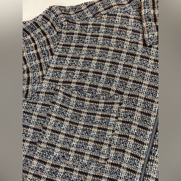 UNKNWN Tweed Shacket Full Zip Shirt Jacket Men Large Multicolor Long Sleeve - Picture 3 of 7